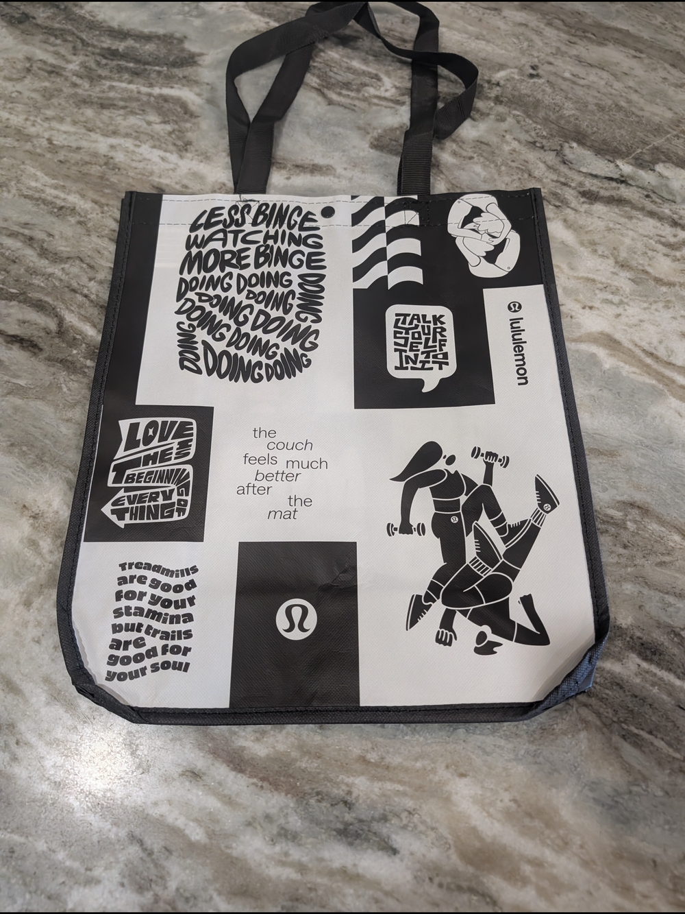 Lululemon Reusable Tote - Picture 2 of 4